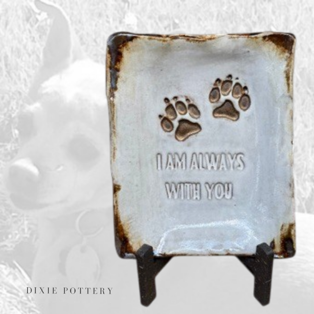 Paw Print "I am always with you" 5" X 6½"