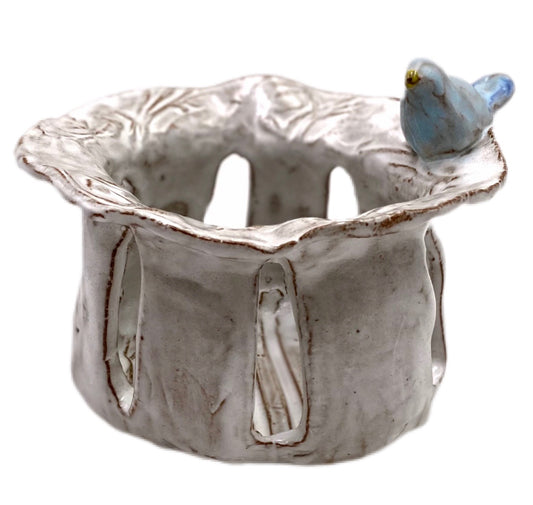 Sponge Holder w/Bird