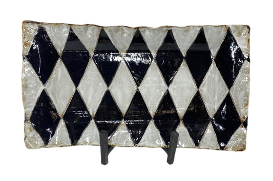 XLg Rectangle Server Harlequin 20" X 11"