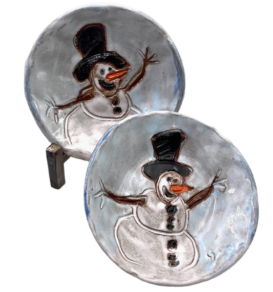 Ring Dish Snowman