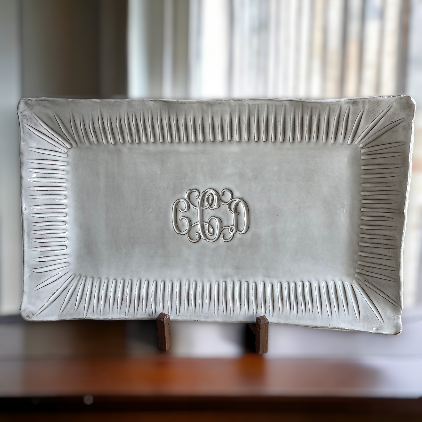 Williams Tray w/Monogram