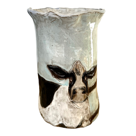 Utensil Holder - Cow