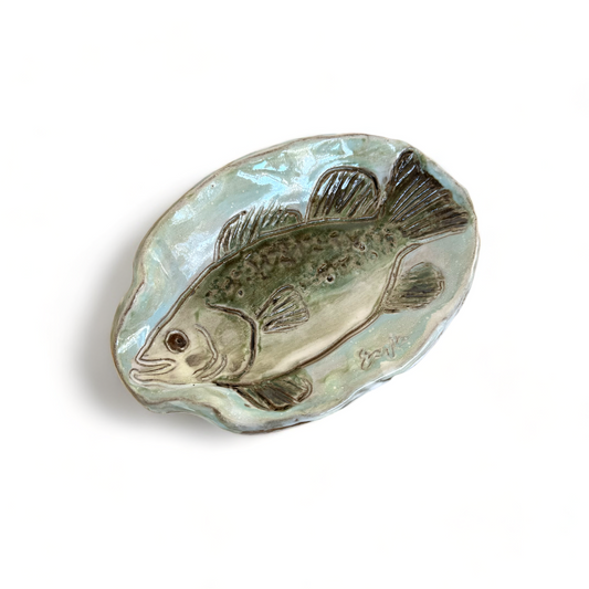 Spoon Rest w/Fish Bass