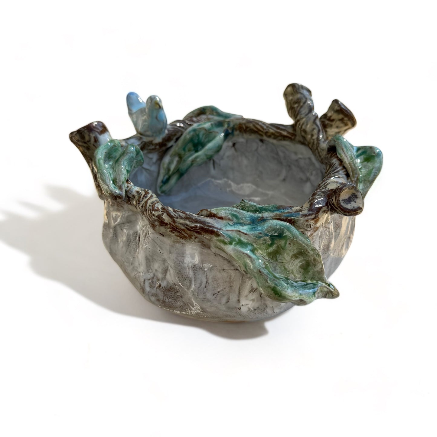 Betsy Rose Vessel w/Blue Bird Small