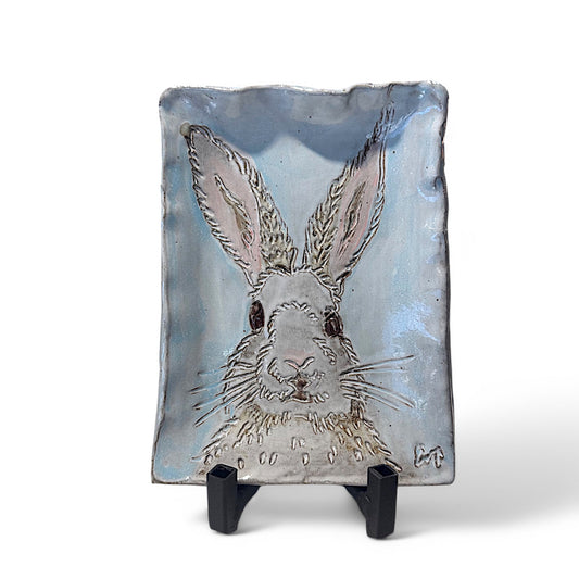 Bunny Face Tray 6" X 9"