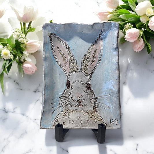 Bunny Face Tray 6" X 9"