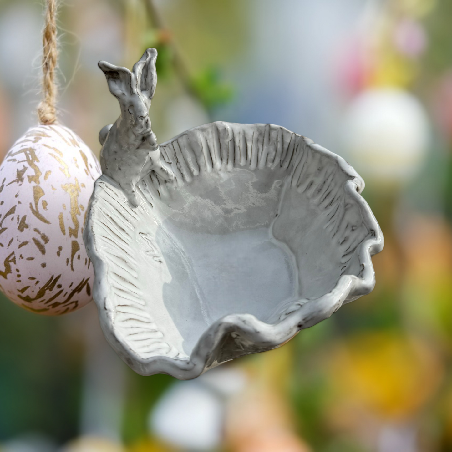 Corner Dip Bowl  Bunny