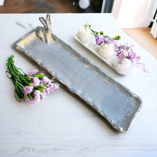 Bunny Party Tray 16” Long  X 4¾” Wide