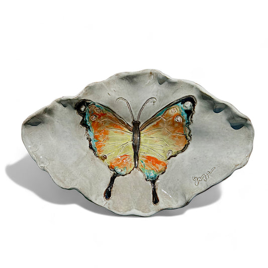Candace Danyelle Free Form Butterfly Server Small 12" X 6 ½"