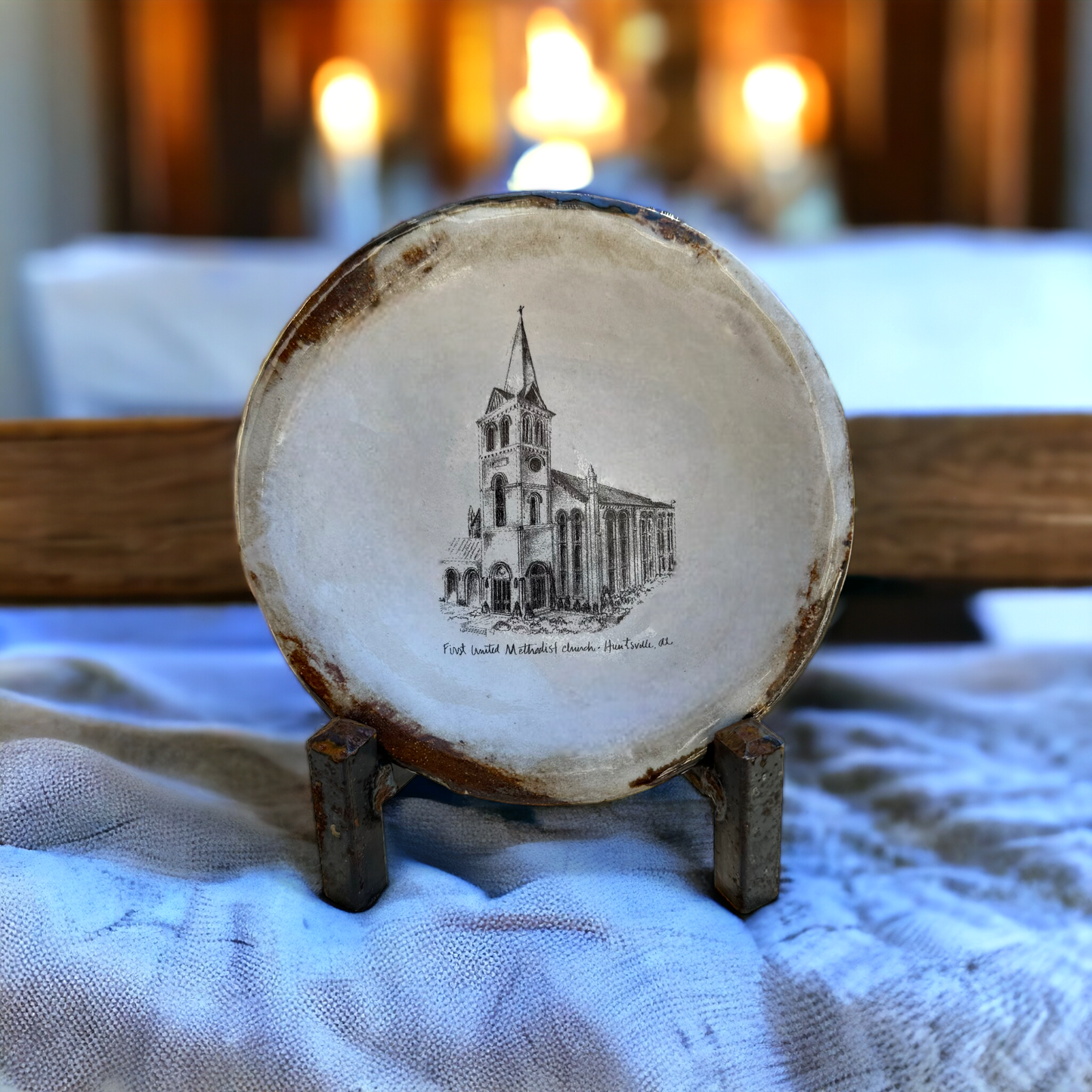 First United Methodist Church Huntsville, AL Ring Dish