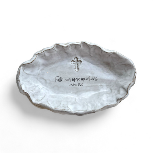 Faith can move mountains.