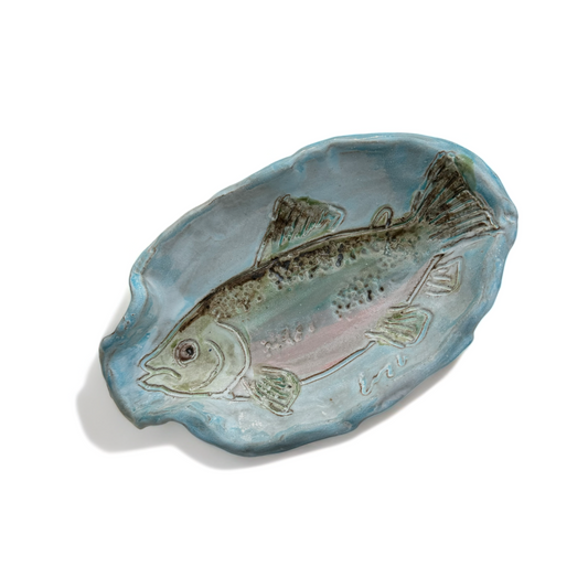 Spoon Rest w/Fish Rainbow Trout