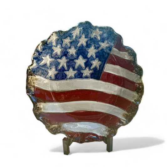 Flag Bowl Approx. 14" Diam.