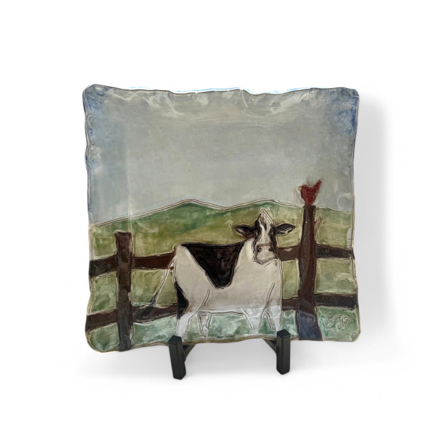 Holstein Cow 13 X 13 Tray