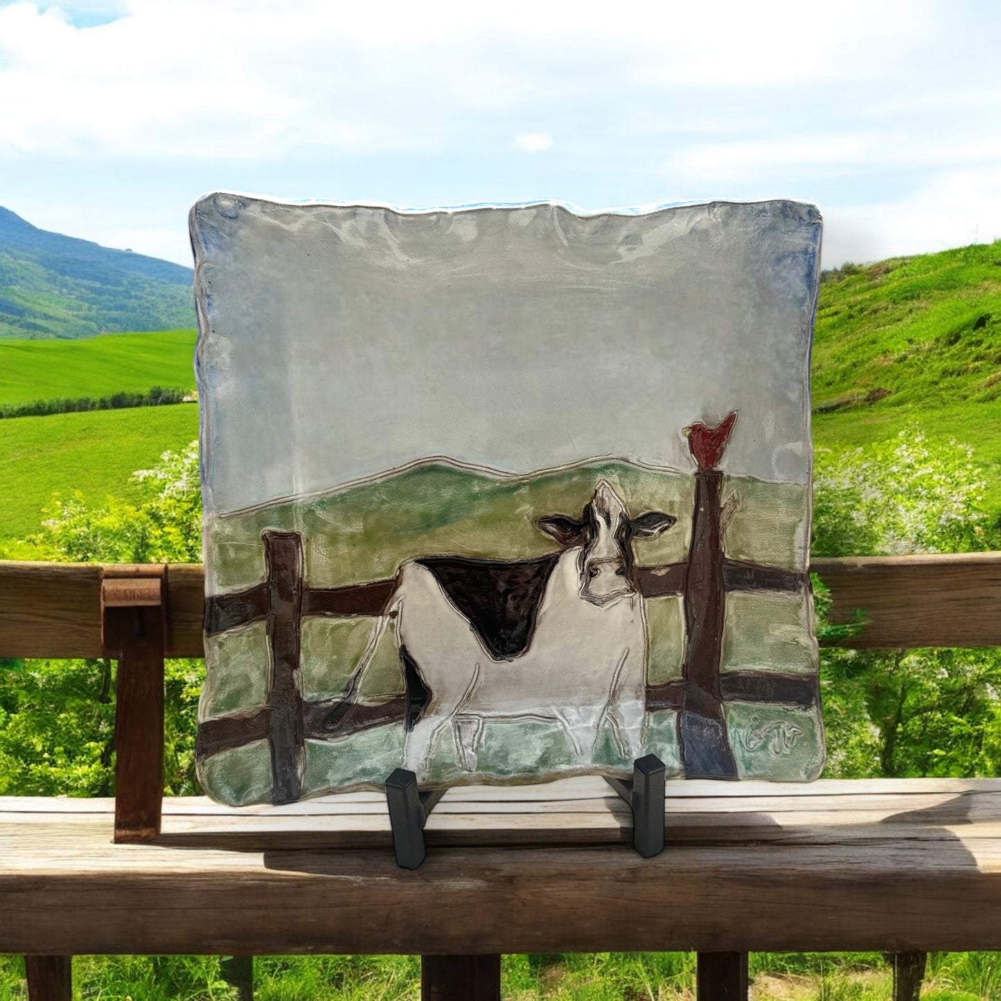 Holstein Cow 13 X 13 Tray