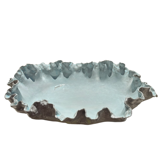 Joy Yvonne Server XLg.  Appox. 19" X 14" X 4"