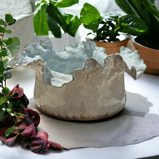 Julia Anne Oval Container Approx. 10"L  X  8"W  X  4.5"D