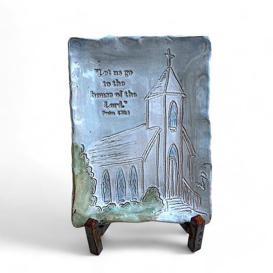 Let us go to the house of the Lord 6X9 Tray
