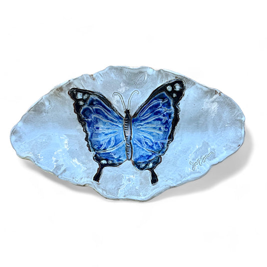 Lindley Brooks Free Form Butterfly Server Small 12" X 6 ½"