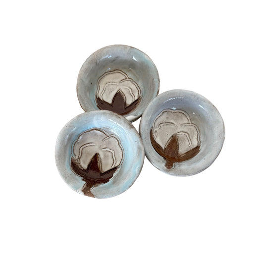 Mini Ring dish Round w/Cotton 2"