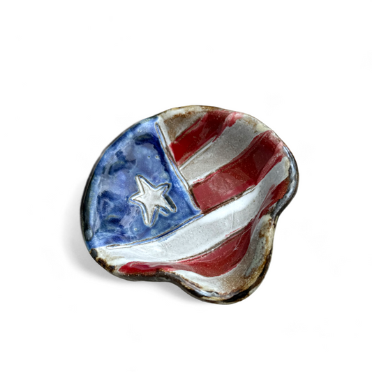 Mini Spoon Rest Flag 4"