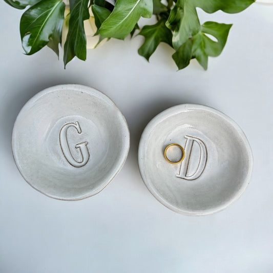 Ring Dish St. Simons Block Letter