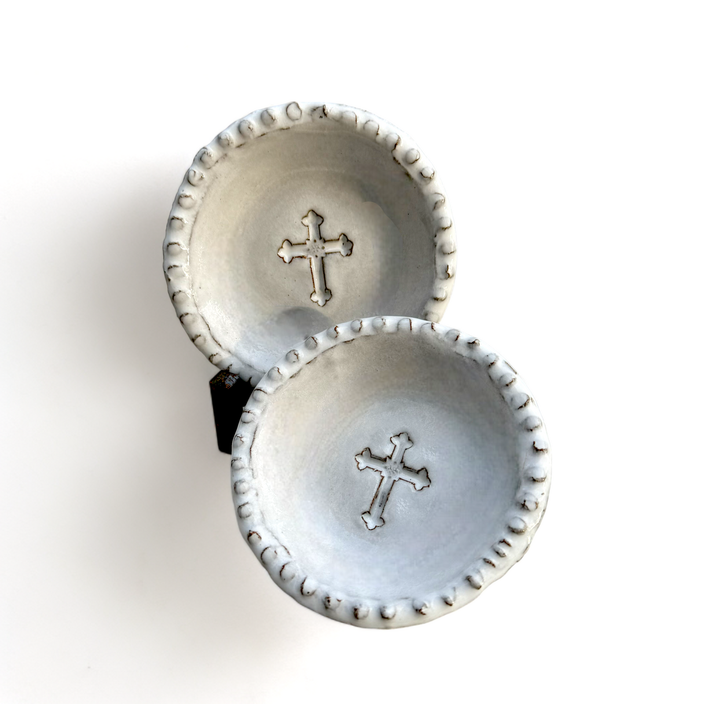 Ring Dish w/Cross Savannah 4"