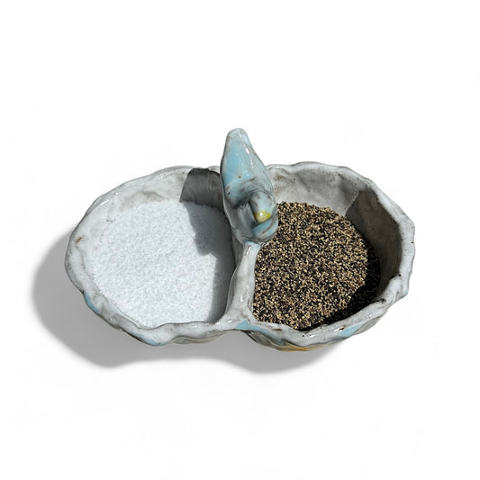 Salt & Pepper Cellar w/Bird