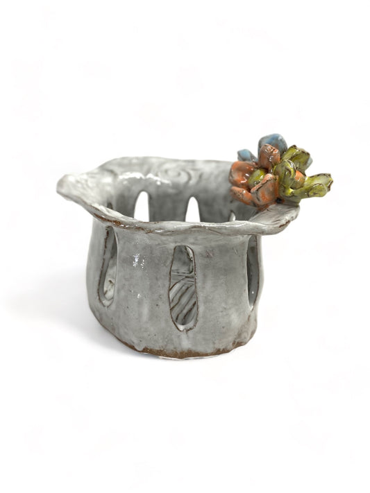 Sponge Holder w/3 Flowers