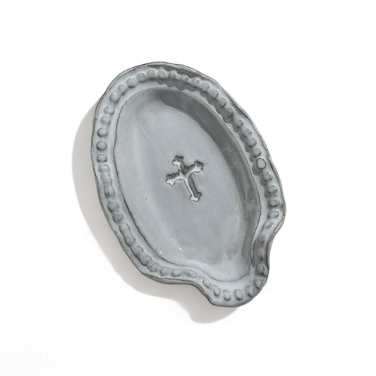 Spoon Rest w/Cross Savannah