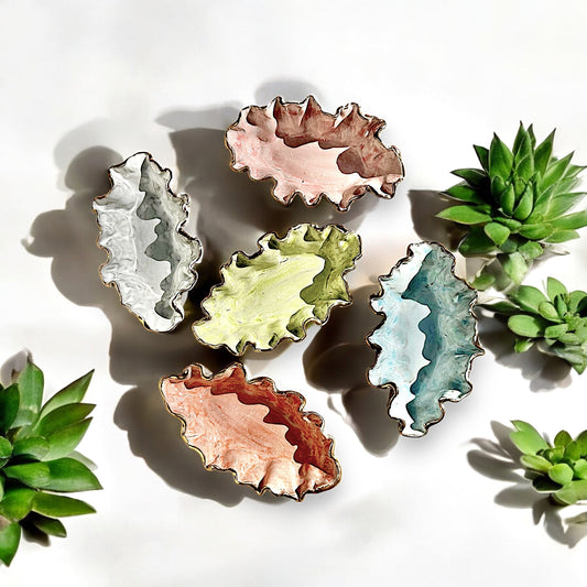 Tater Jewelry Dish  w/22K Gold Luster Rim