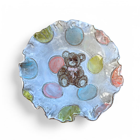 Teddy Bear Bowl Approx. 10.5"