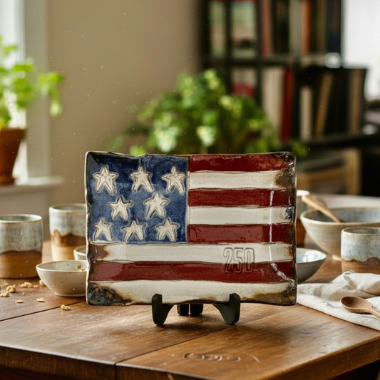 Celebrate America 250! 6½" X 9” Tray & Easel Bundle