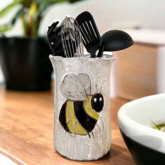 Utensil Holder - Bumble Bee