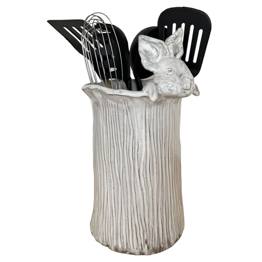 Utensil Holder - Bunny Head
