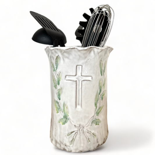 Utensil Holder - Cross