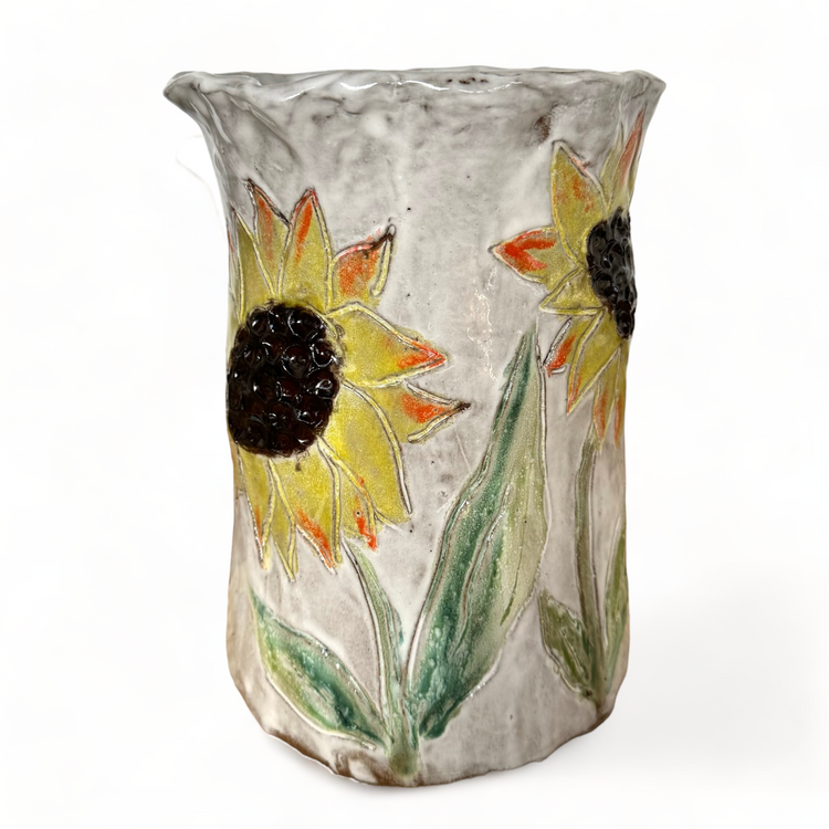 Utensil Holder - Sunflowers