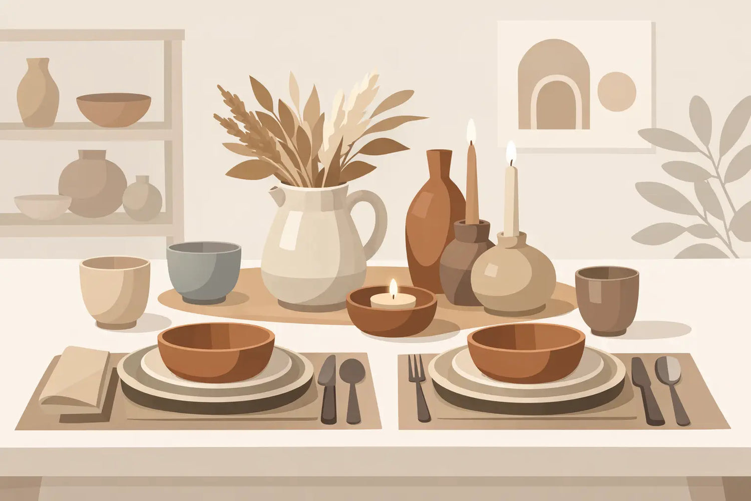 How to Set a Pottery Table for Guests