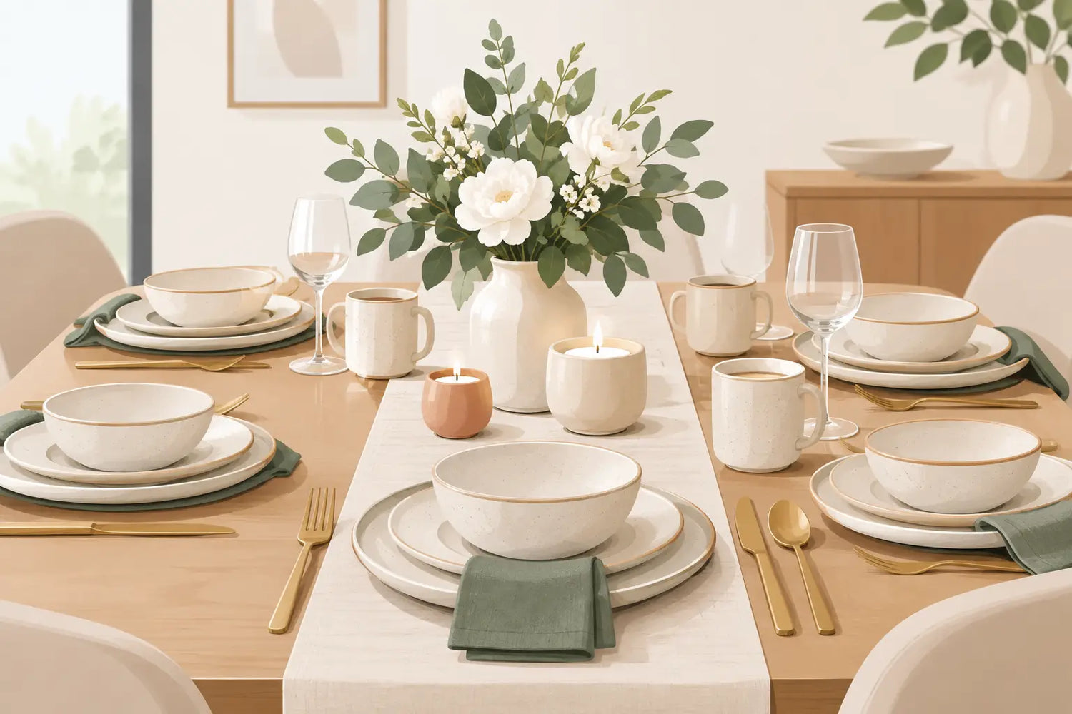 Ceramic Tablescape Examples for Gracious Gatherings