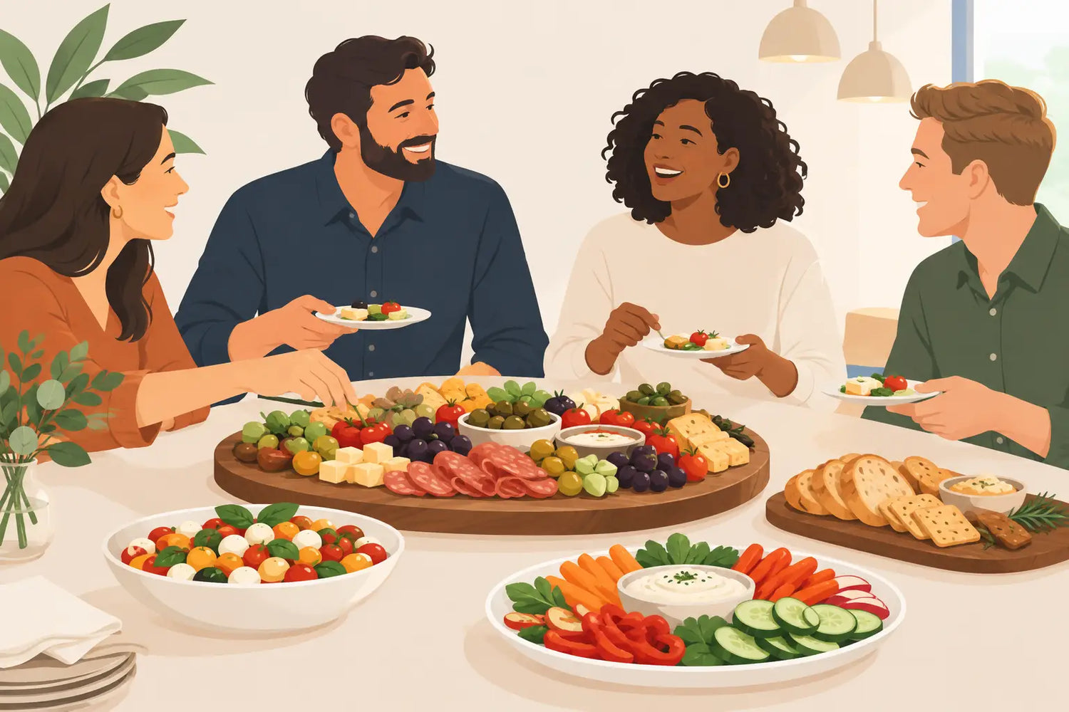 Serving Platters That Gather People Beautifully