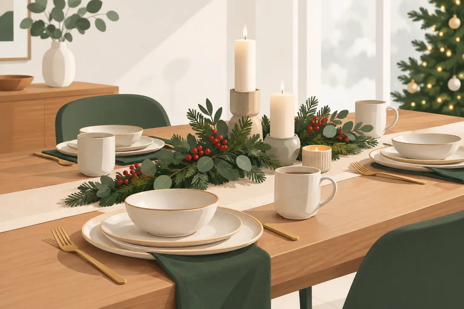 Holiday Table Pottery for Gracious Gatherings