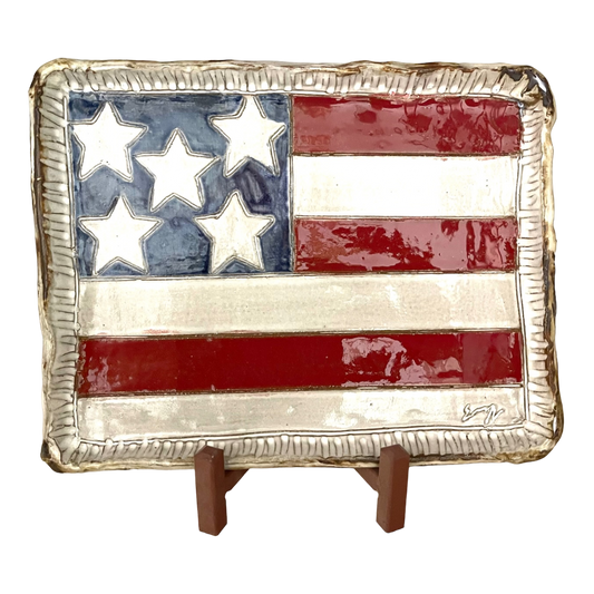 USA Flag Tray 12 X 9