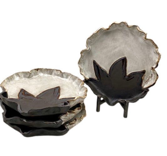 Cotton Boll Salad Plate  8½”