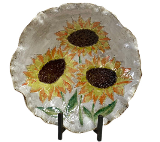 Sunflower Serving Bowl