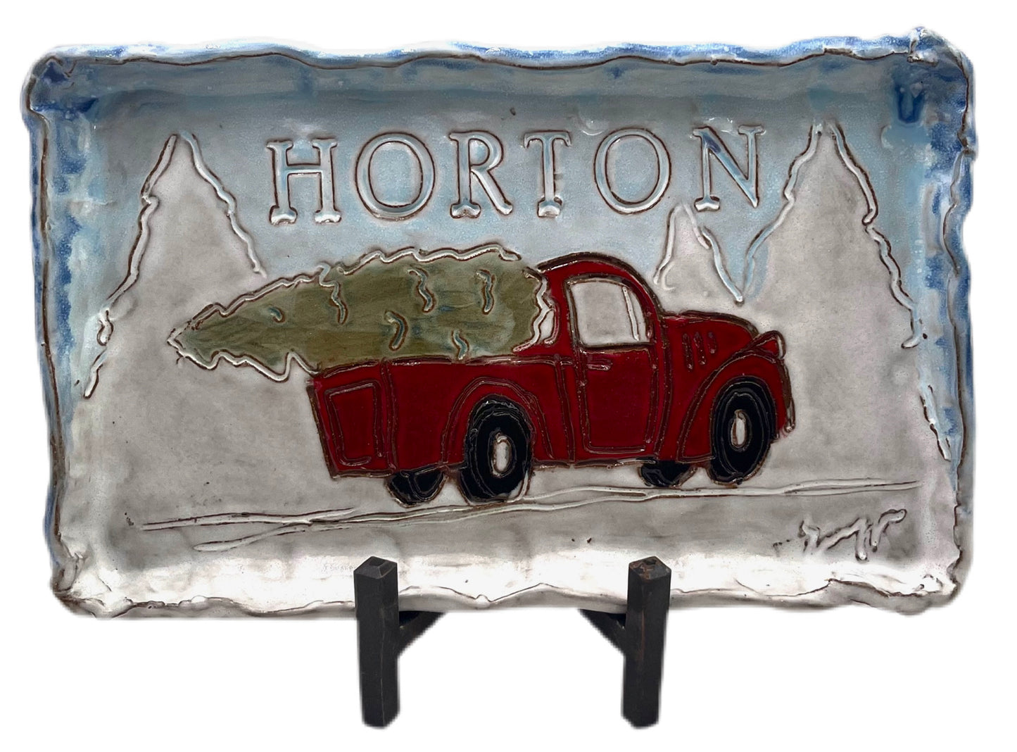 Red Truck 6" X 10" Custom