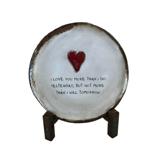 I love you more than I did…