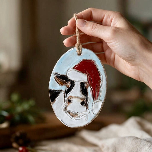 "Mooey" Cow Ornament