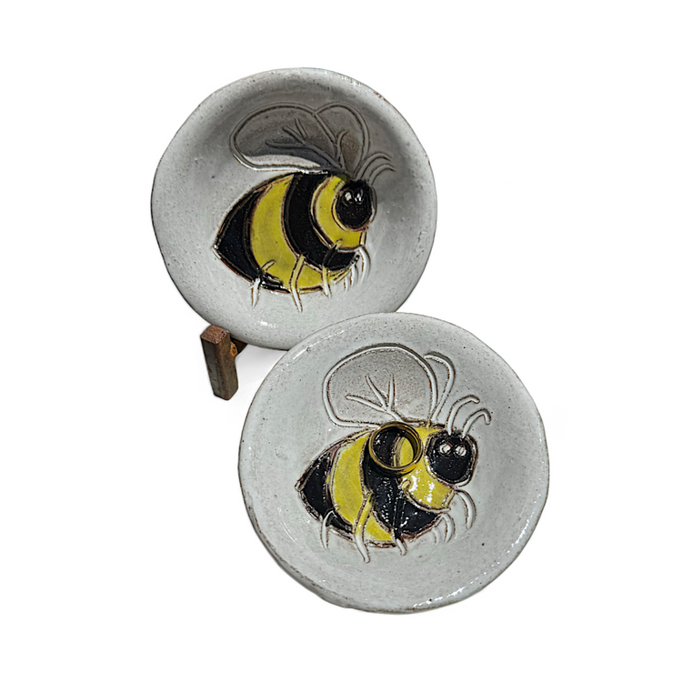 BumbleBee Ring Dish 4" & Easel Bundle
