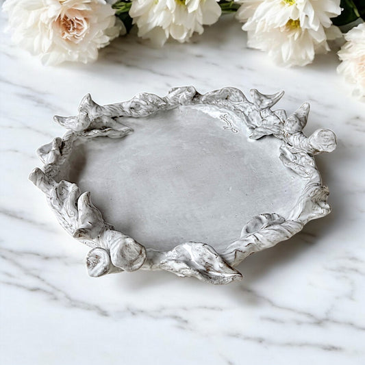 Betsy Rose Centerpiece Bowl Lg Antique White
