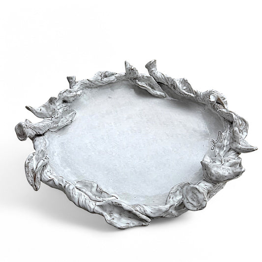 Betsy Rose Centerpiece Bowl Lg Antique White